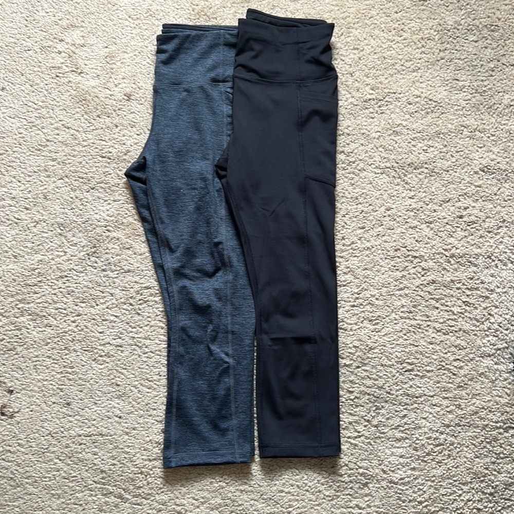 Yoga leggings; Size S; 2 pair